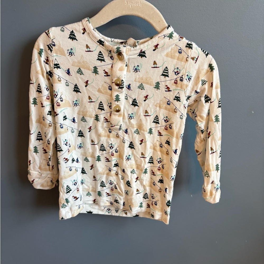 Kate Quinn Ski Print Top